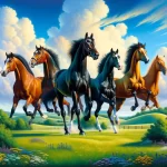 Os cavalos
