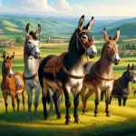Burros e Mulas de Ótimas Raças