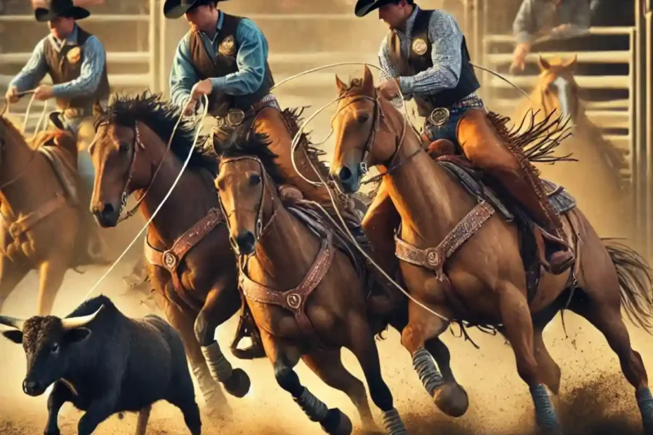 Cavalos Americanos Treinados para Team Roping